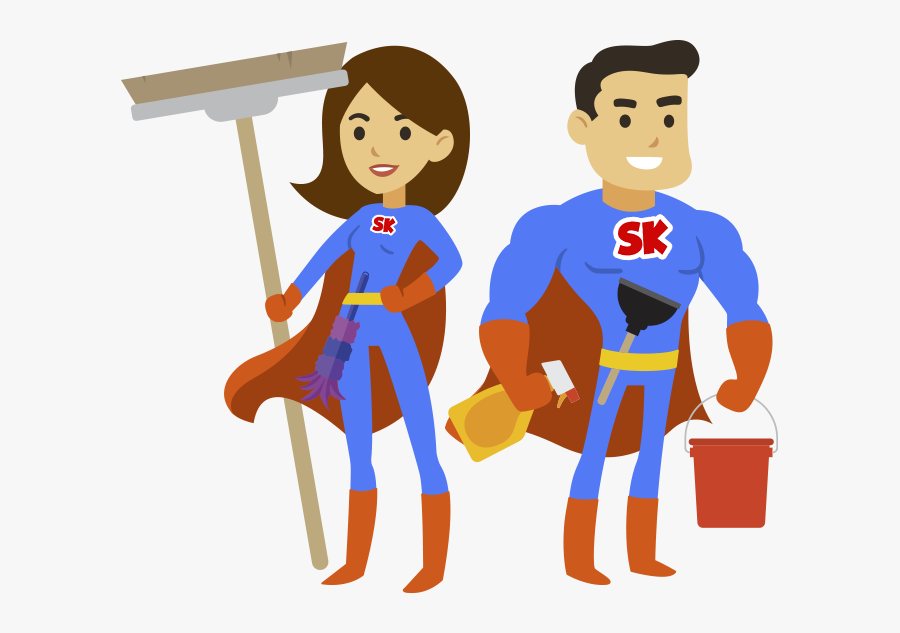Cleaning Super Hero Clipart, Transparent Clipart