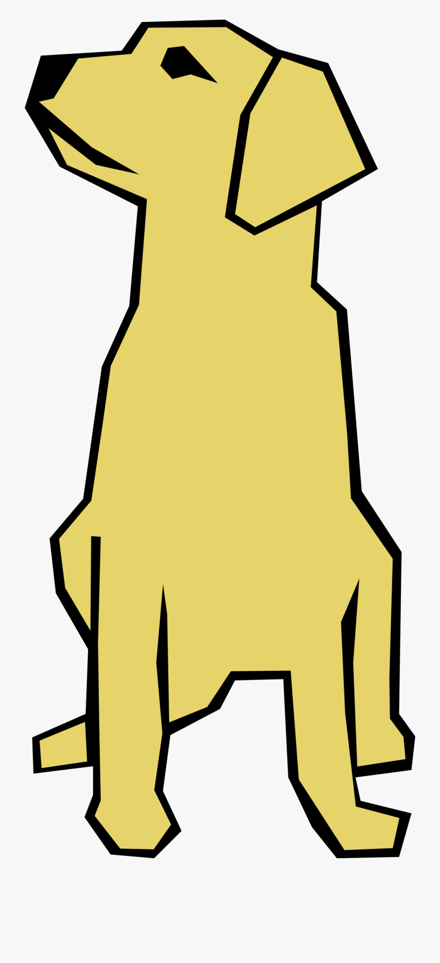 Dog Clipart Simple - Dog Simple Clipart, Transparent Clipart