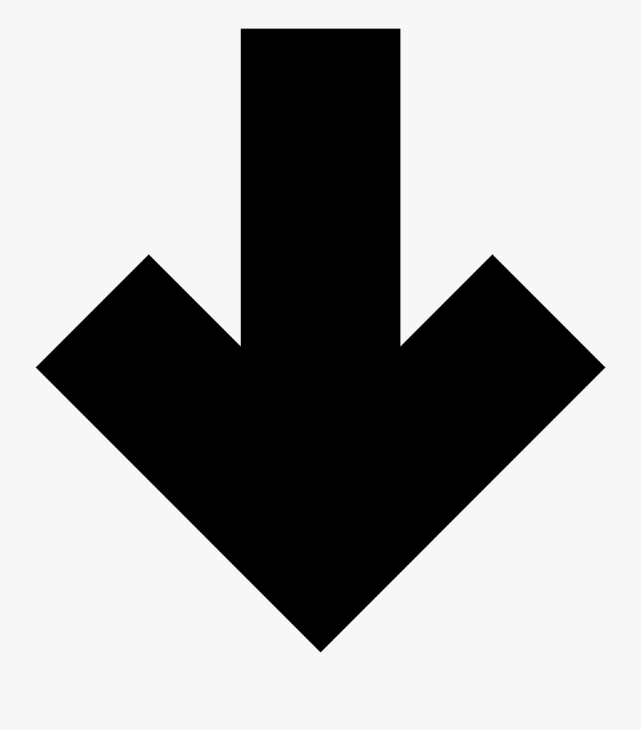 Transparent Fleche Png Black Down Arrow Png Free Transparent Clipart Clipartkey