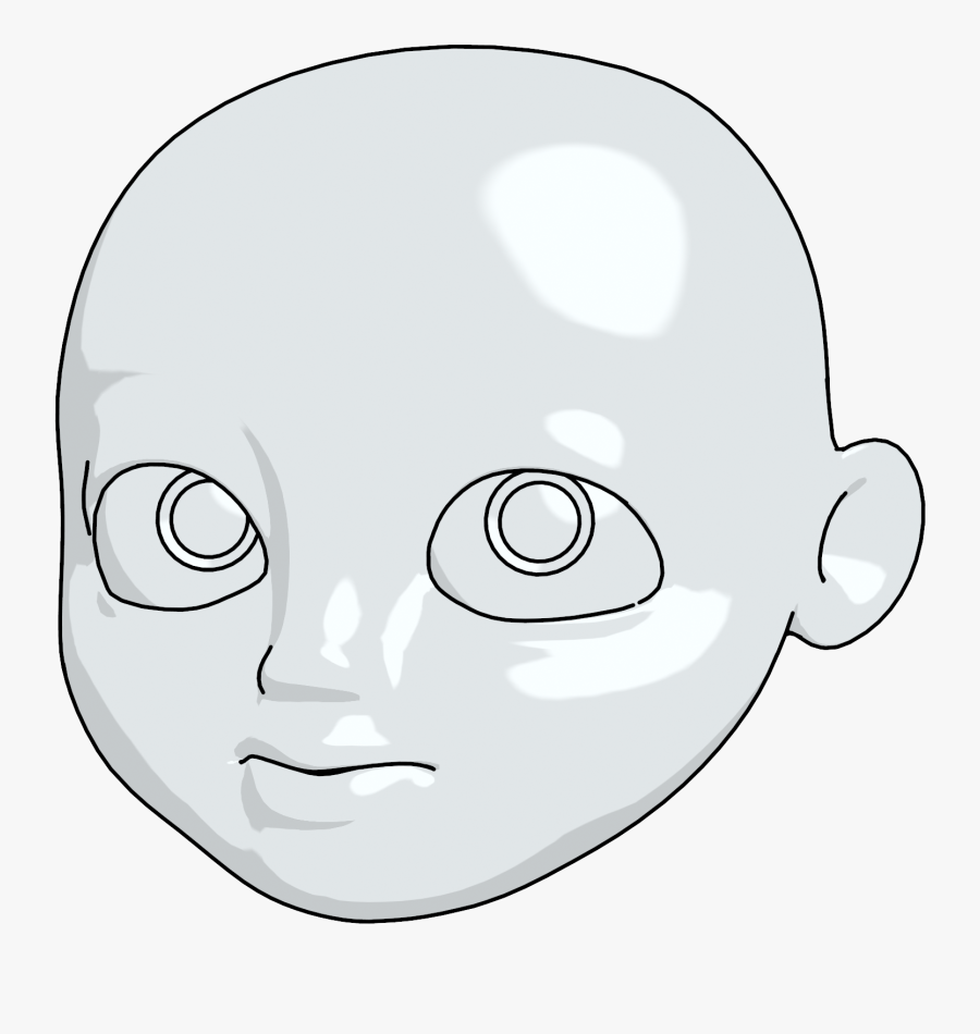 Cartoon Like Boy Head Clean Face Clipart Png - Cartoon, Transparent Clipart