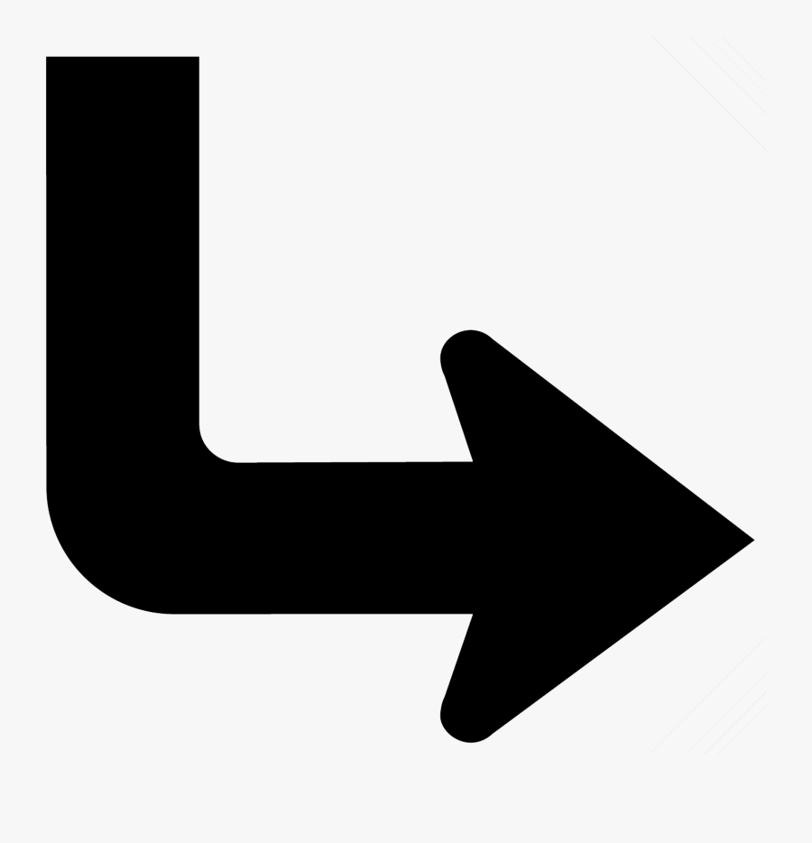 Down Right Arrow Png Clipart , Png Download - Arrow Going Down To The Right, Transparent Clipart