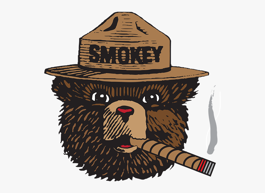 Redskins - Smokey The Bear Sticker , Free Transparent Clipart - ClipartKey.