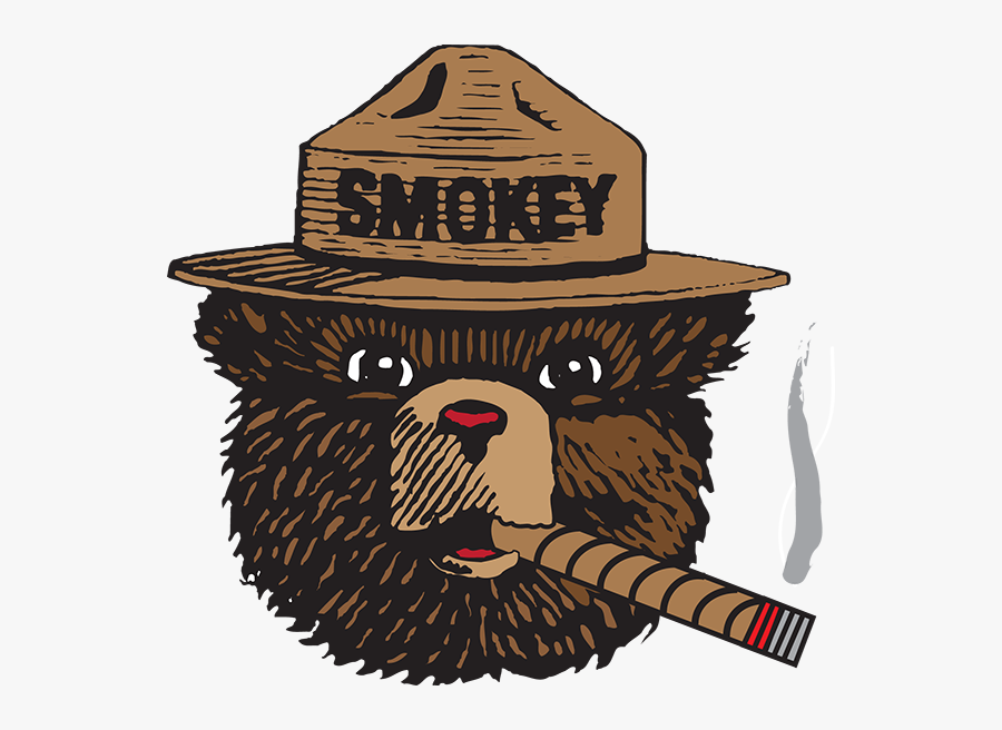 Redskins - Smokey The Bear Sticker, Transparent Clipart