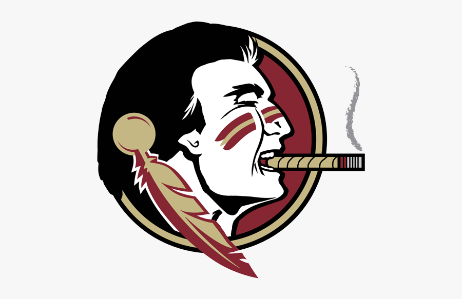 Real Men Smoke Cigars Logo - Florida State Logo, Transparent Clipart