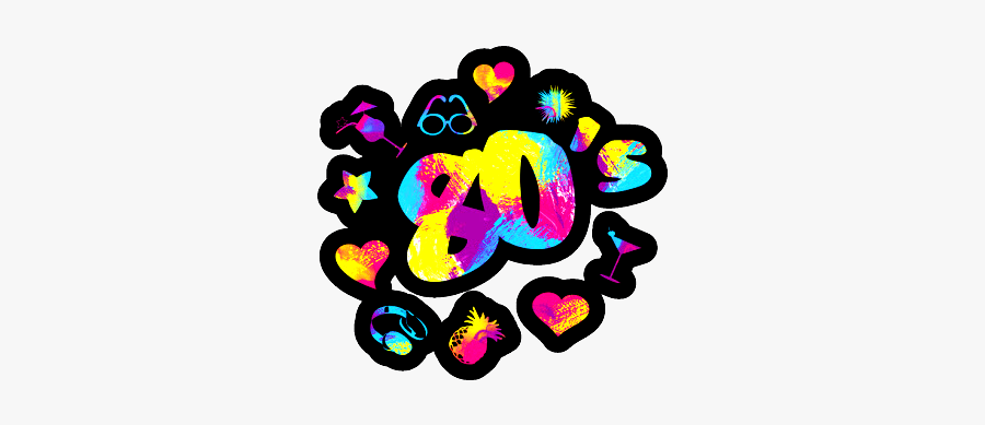 #80s #interesting #art #rainbow #retro #freetoedit, Transparent Clipart