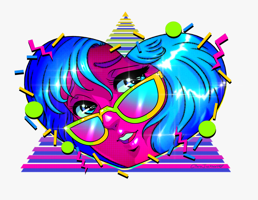 80s Shirt Design - Illustration, Transparent Clipart