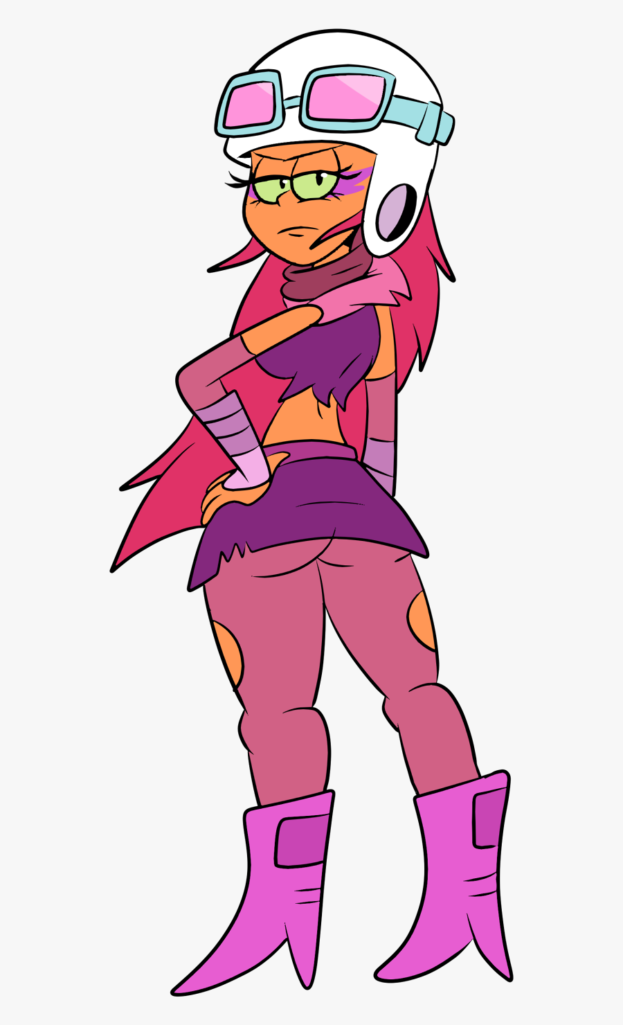 Starfire Raven Cyborg Robin Trigon Pink Clothing Fictional - Starfire And Raven, Transparent Clipart