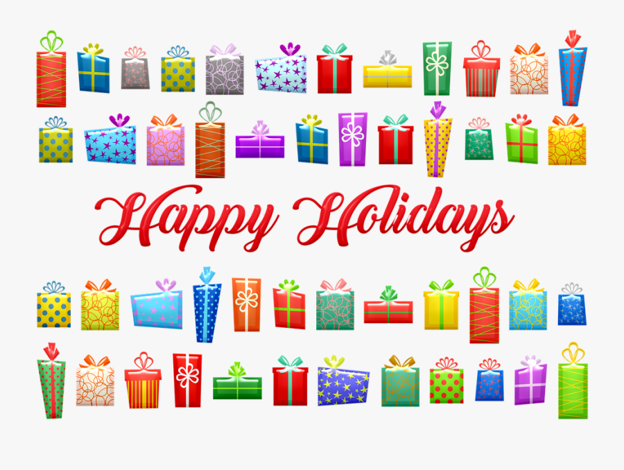 Christmas Gifts, Happy Holidays, Present, Christmas, Transparent Clipart