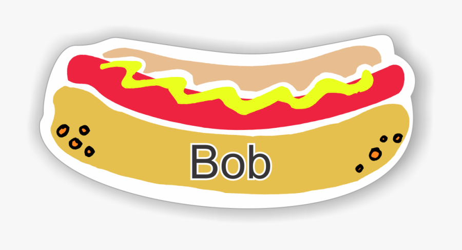 Food Shaped Name Tags, Transparent Clipart