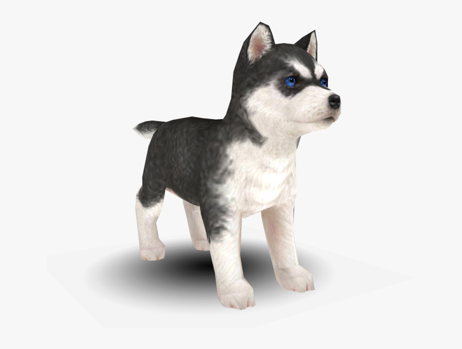 Hd Husky Png - Nintendog T Pose, Transparent Clipart