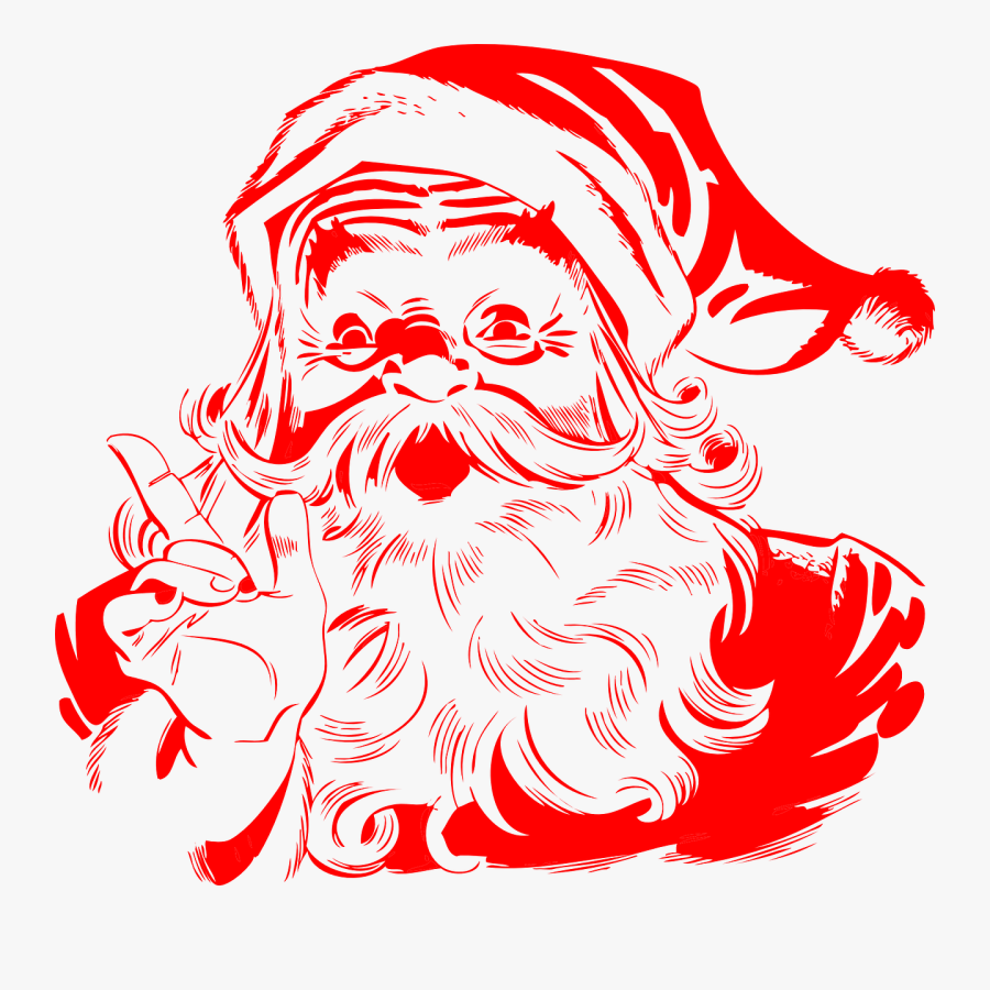 Santa Claus Png Vector, Transparent Clipart