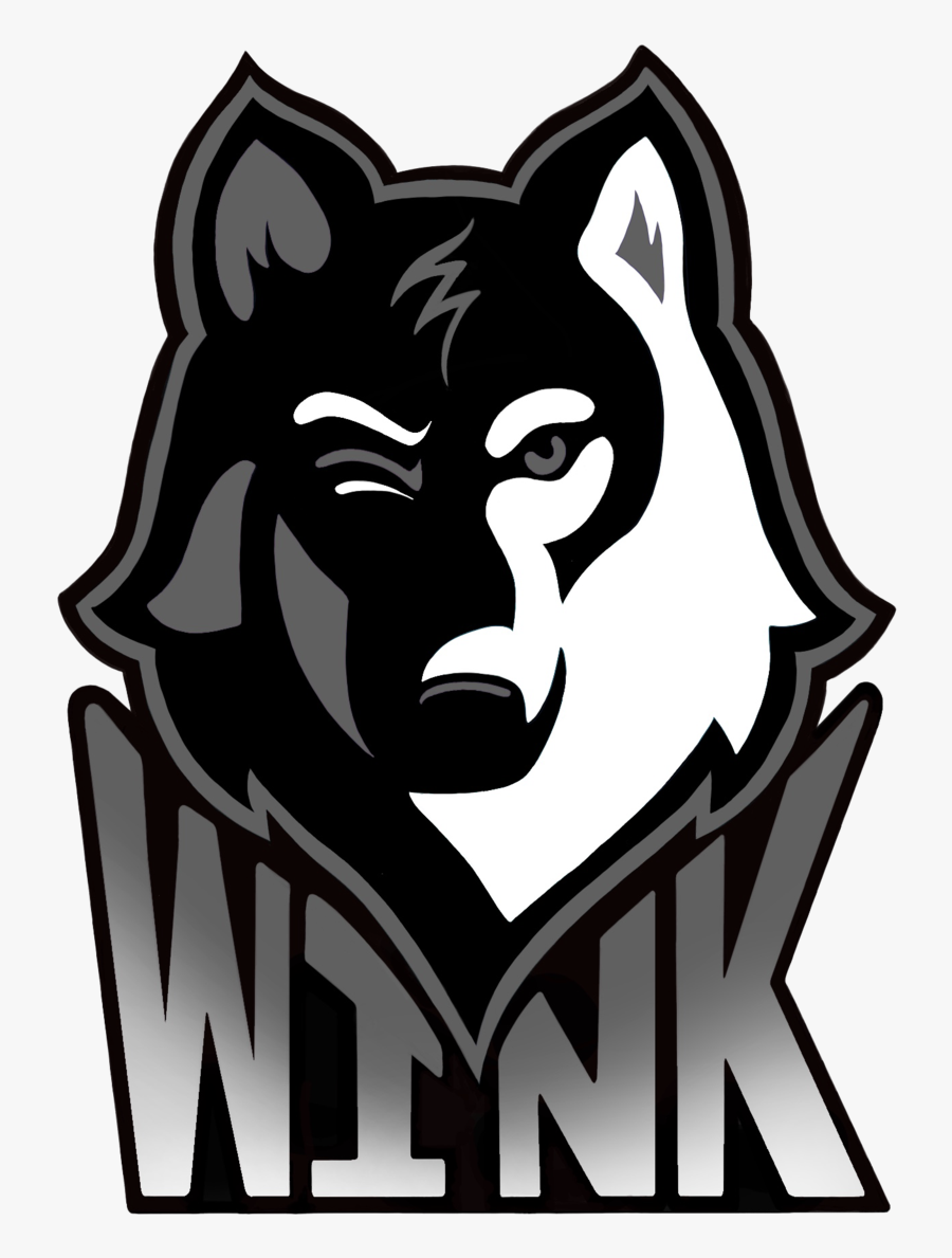 Wolf Logo, Transparent Clipart