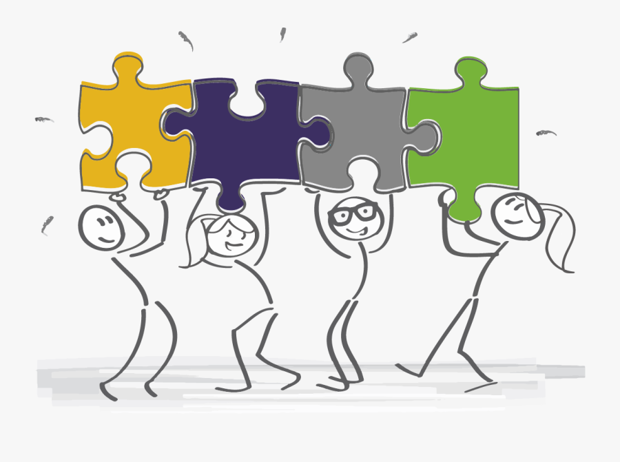 Puzzle Piece Stick Figure, Transparent Clipart