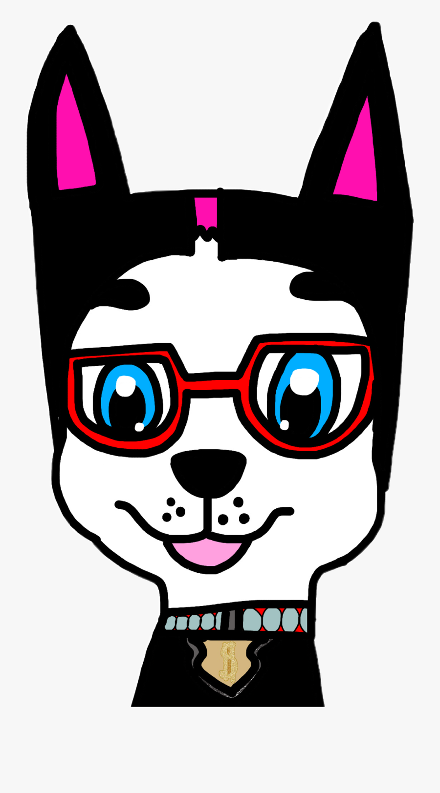 #swaggy #swaggywolfdog #swagrman #swaggysquad #husky - Cartoon, Transparent Clipart