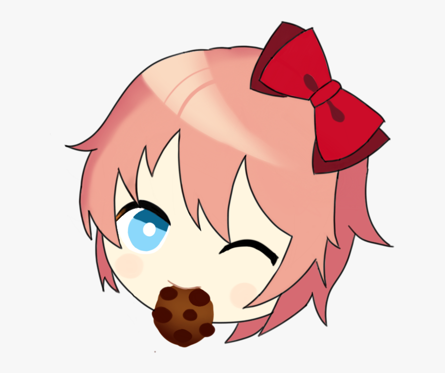 Cookie Monster Clipart Chibi - Sayori Doki Doki Chibi, Transparent Clipart