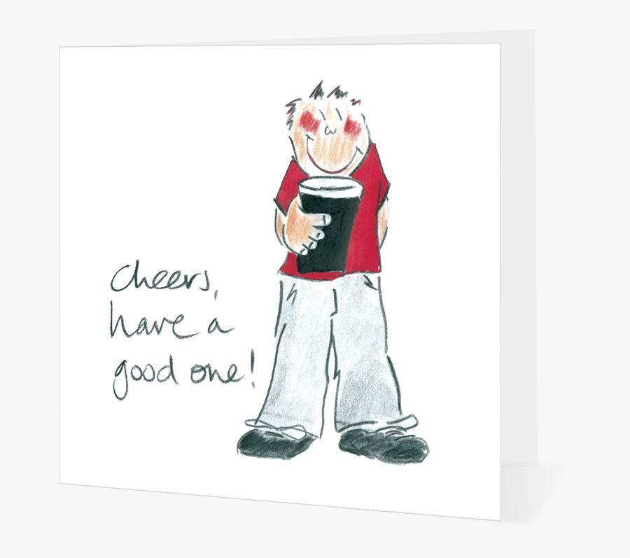 Cheers Have A G 4bd5753abea51 - Cartoon, Transparent Clipart