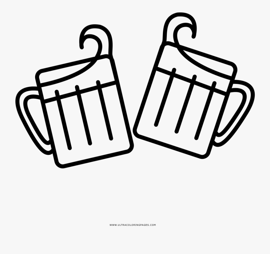 Cheers Coloring Page - Racing Flags, Transparent Clipart