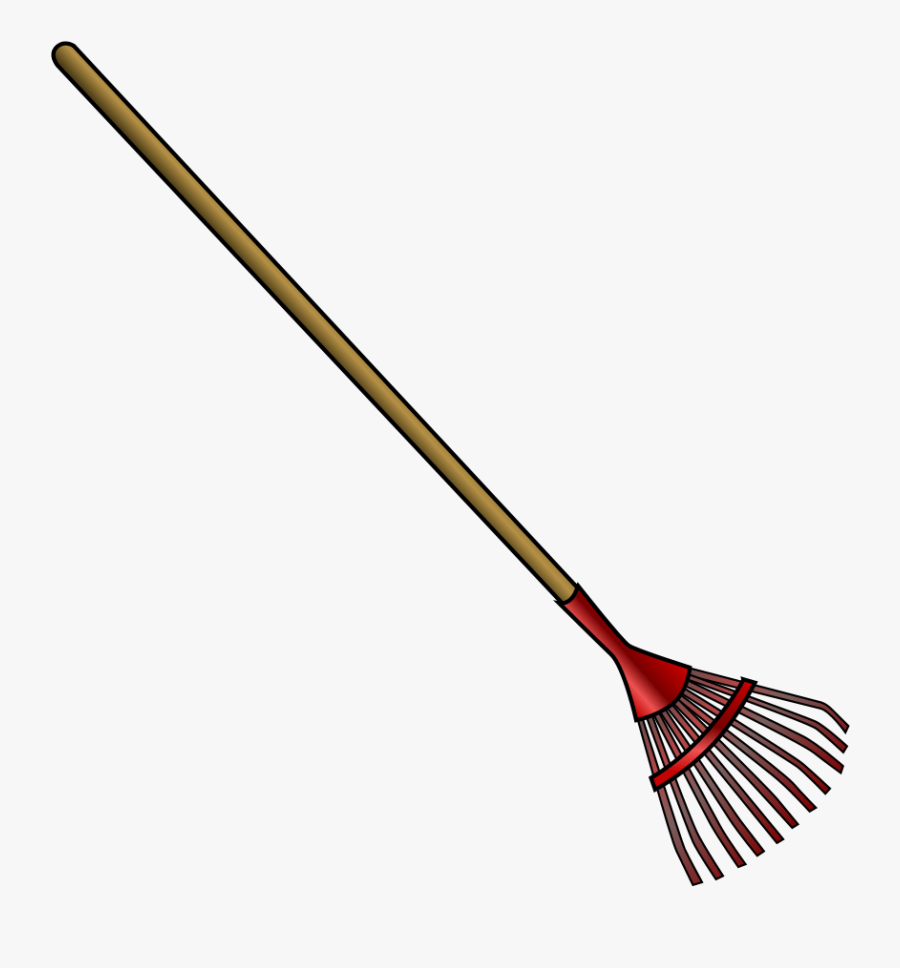 Rake And Leaves Clip Art - Rake Clip Art, Transparent Clipart
