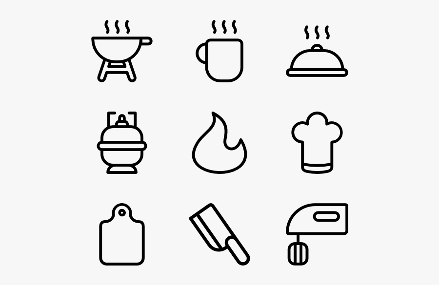 Kitchen - Greek Icon Transparent Background, Transparent Clipart