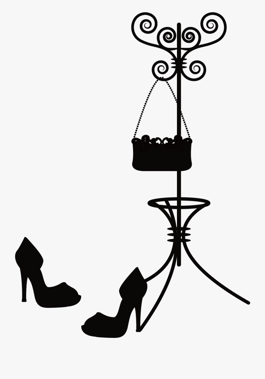 Clothing High-heeled Footwear Clothes Hanger Shoe - Shoe, Transparent Clipart