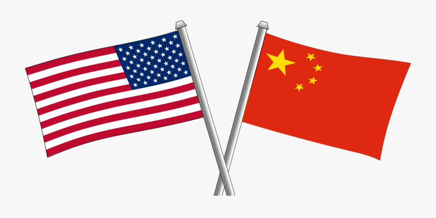 Chinese And American Flag Png, Transparent Clipart