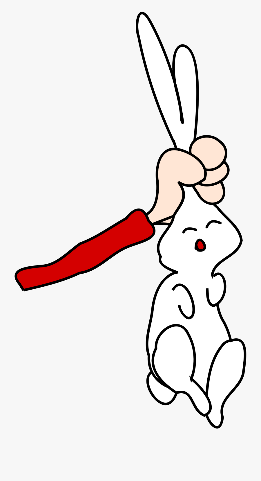 Hanging Rabbit 2 - Rabbit Hanging, Transparent Clipart