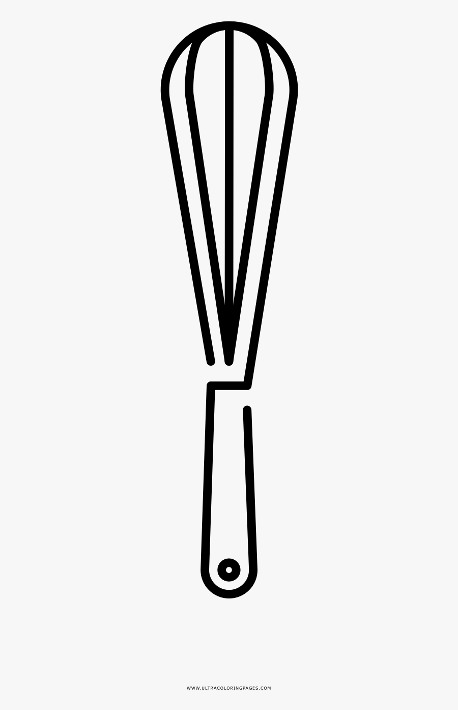 Whisk Coloring Page - Drawing, Transparent Clipart