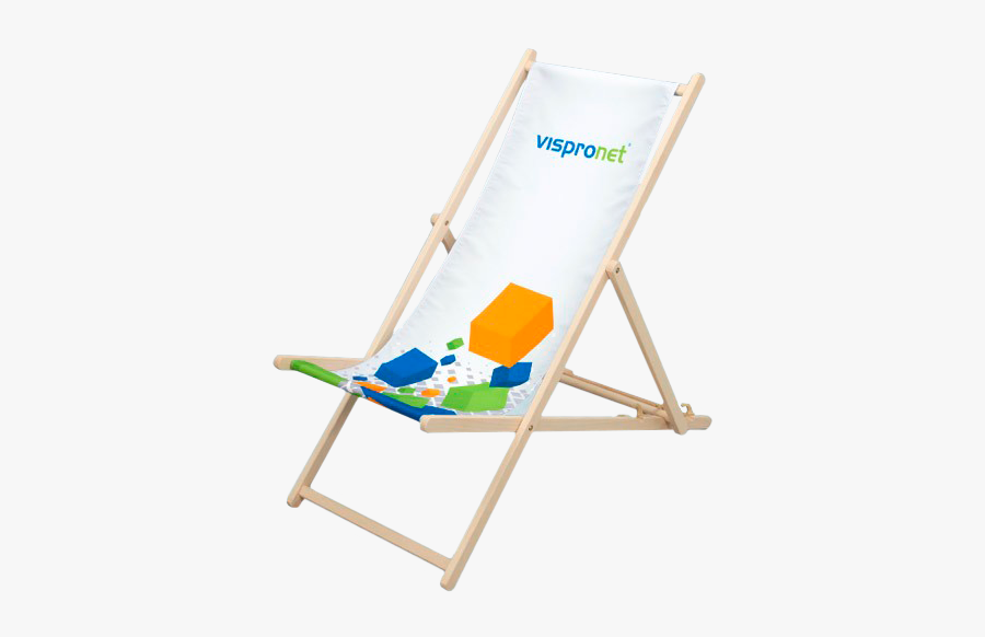 Custom Printed Beach Chair, Transparent Clipart