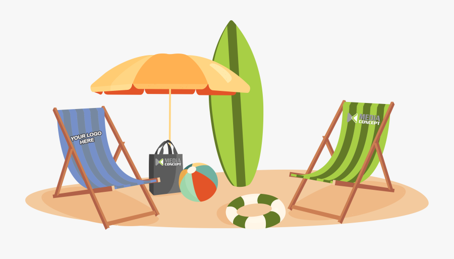 Vintage Summer Scene, Transparent Clipart