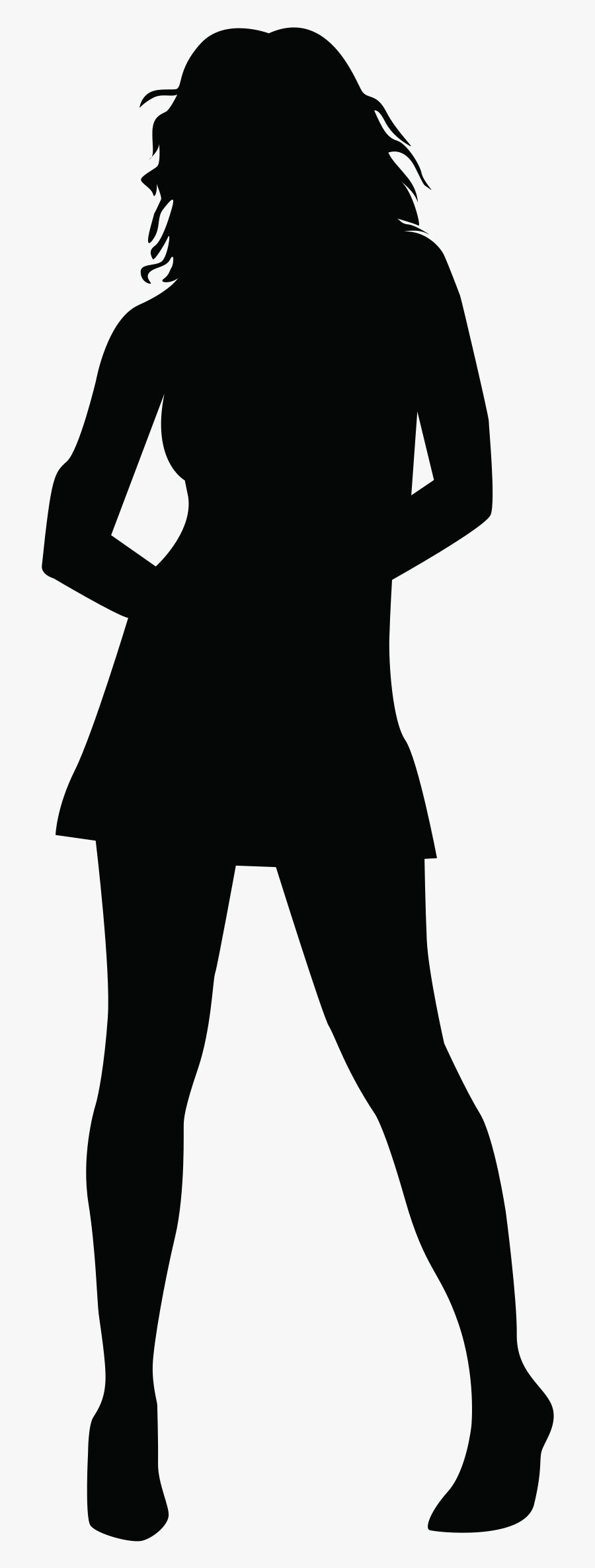 Architetto Big Image Png - Girl Silhouette Clip Art, Transparent Clipart