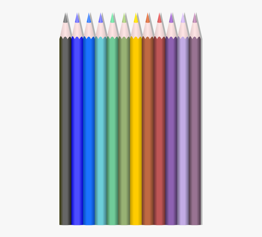Gustavorezende Pencils 2 555px - Colored Pencil, Transparent Clipart