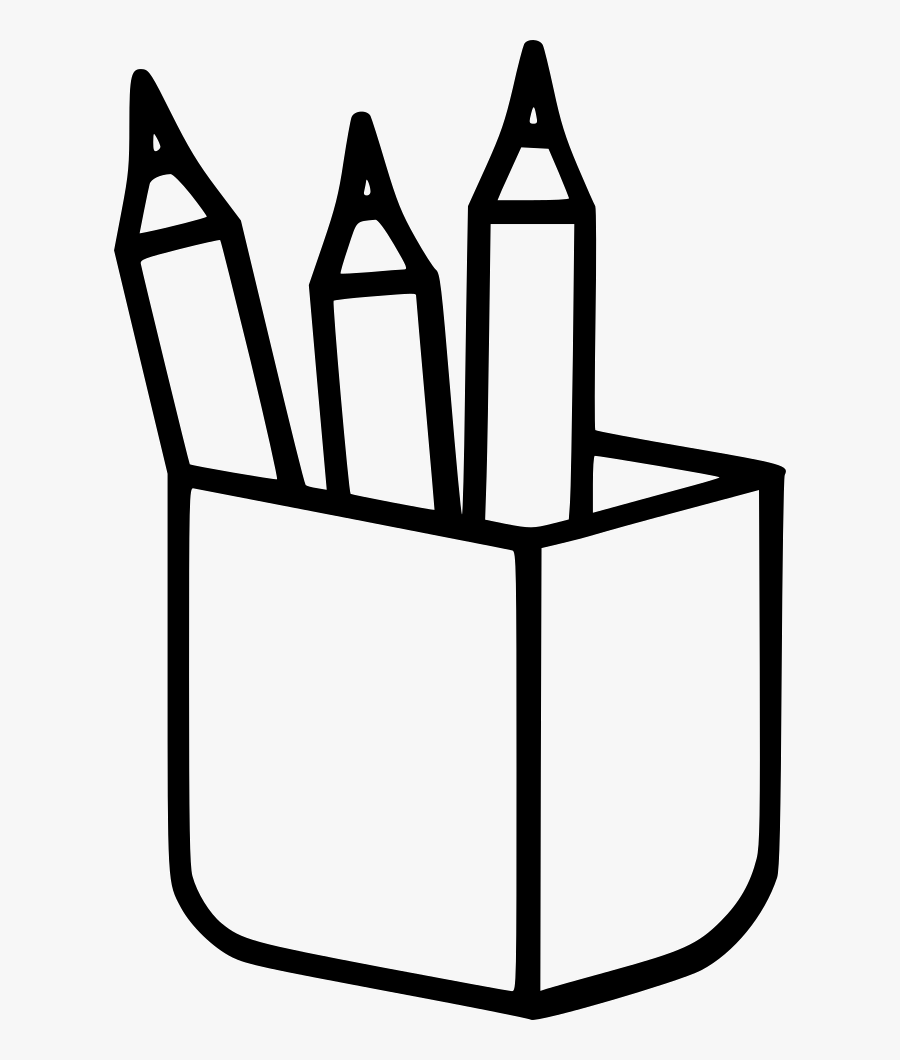 Box Pencils - Icon, Transparent Clipart