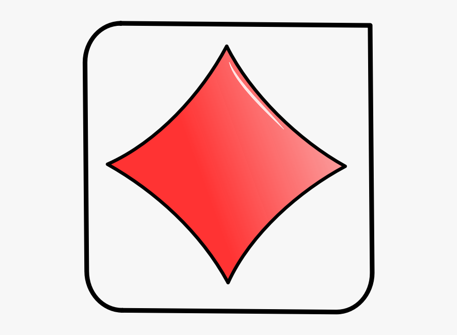 Playing Cards Clipart High Resolution - Symbol Play Cards Diamond Png Hd, Transparent Clipart