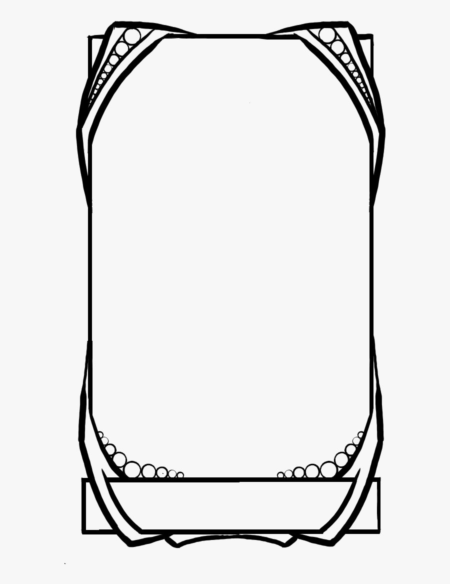 Here Is The Basic Template I Use For My Tarot Cards, Transparent Clipart