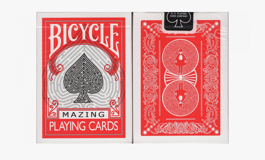 Bicycle Playing Cards Png Clip Art Free Library - Blue Bicycle Marked Playing Cards Maiden Back, Transparent Clipart