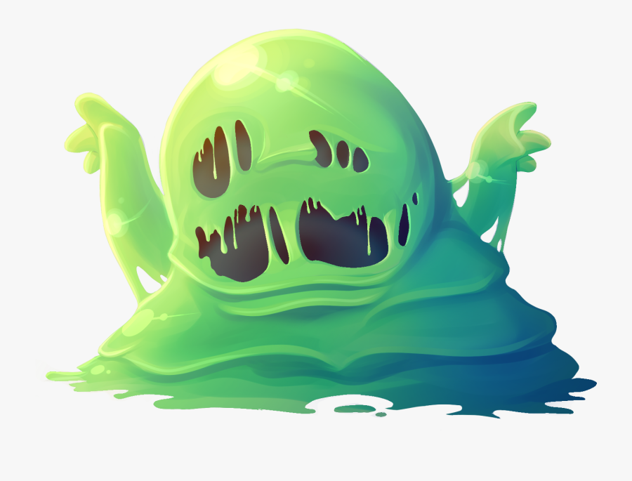 Transparent Slime Png - Slime Monster, Transparent Clipart