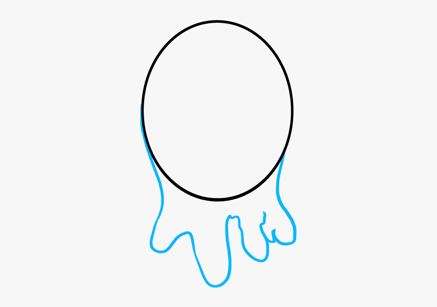 How To Draw Slime - Slime Dripping Drawing, Transparent Clipart