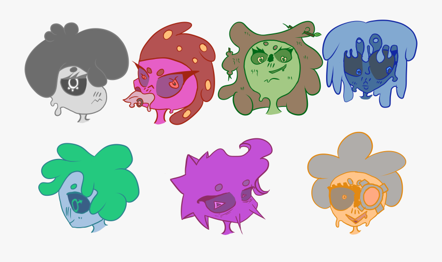 Miscellaneous Slime Girls - Cartoon, Transparent Clipart