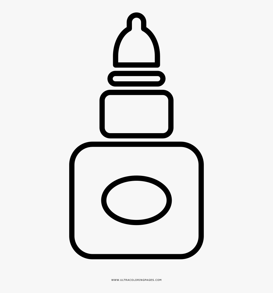 Glue Coloring Page - Line Art, Transparent Clipart