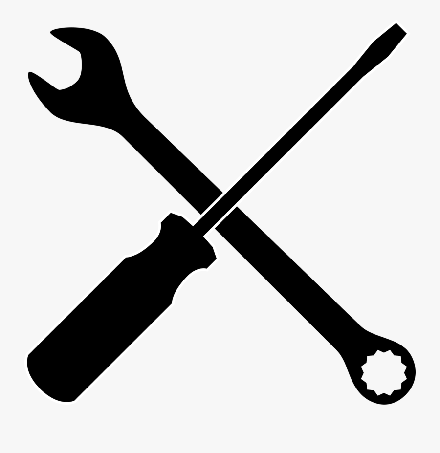 Glue Gun Replacement Parts - Screwdriver And Wrench Clipart, Transparent Clipart