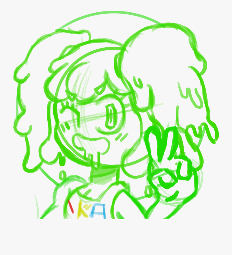 Rubberninjas Slime Girl Fan Art - Illustration, Transparent Clipart