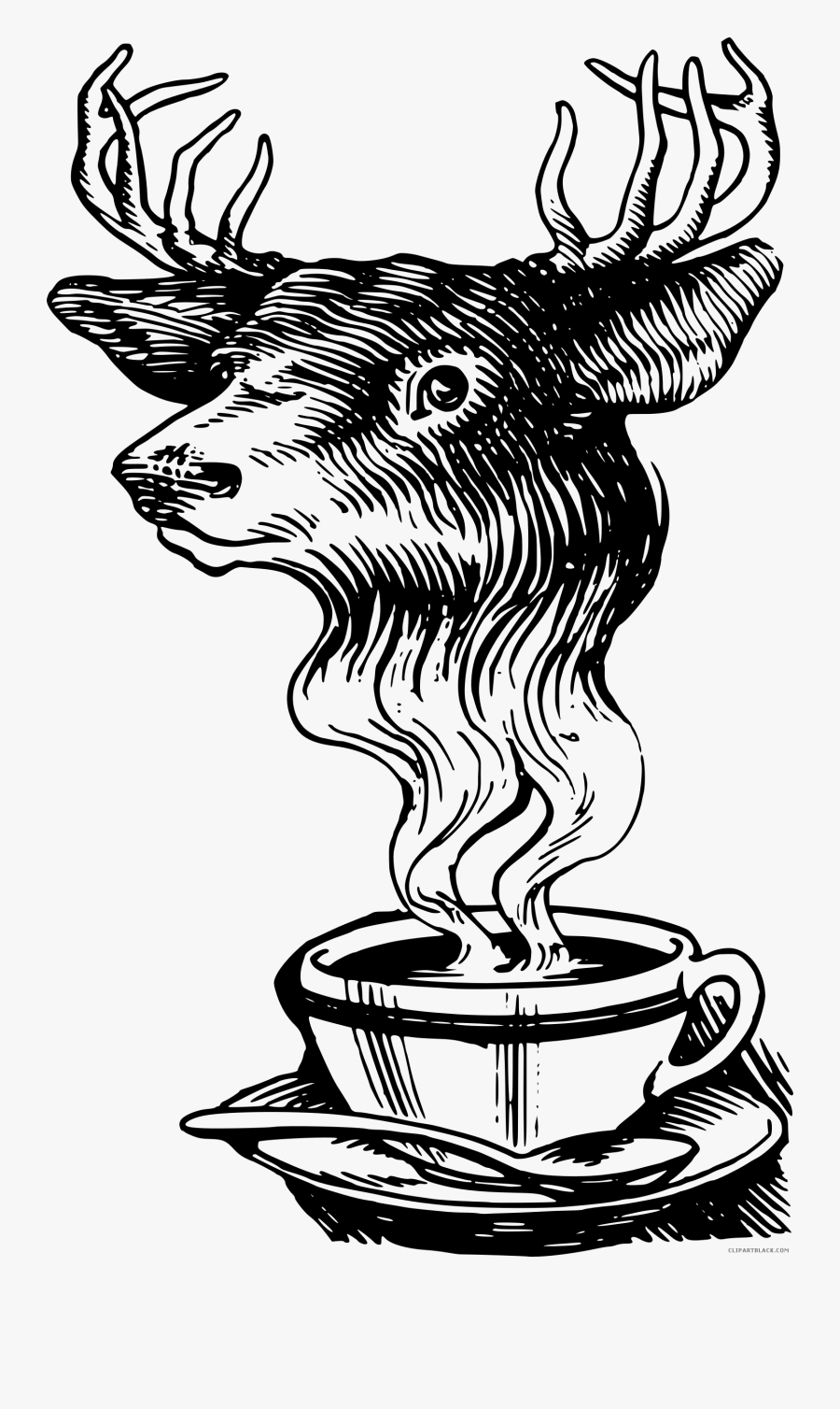 Elk Clipart Drawing - Clip Art, Transparent Clipart