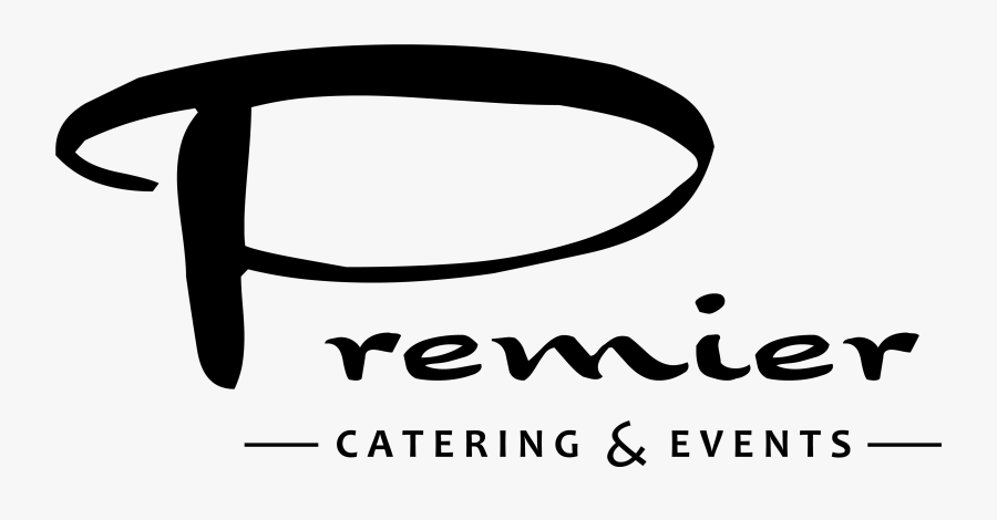 Premier Catering Logo Transparent Final Hr - Calligraphy, Transparent Clipart