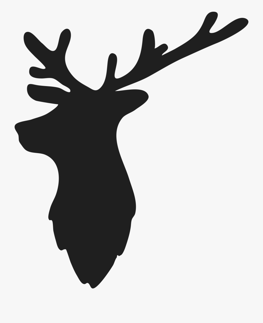Silhouette Clip Art Reindeer Image Illustration - 麋鹿 剪影, Transparent Clipart