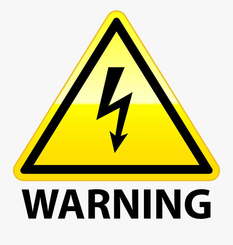 High Voltage Warning Png Clip Art, Transparent Clipart