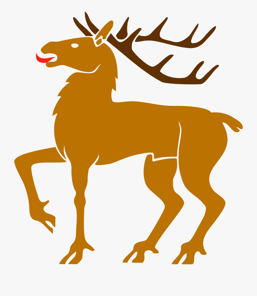 Elk,wildlife,artwork - Stag Icon Png Transparent, Transparent Clipart