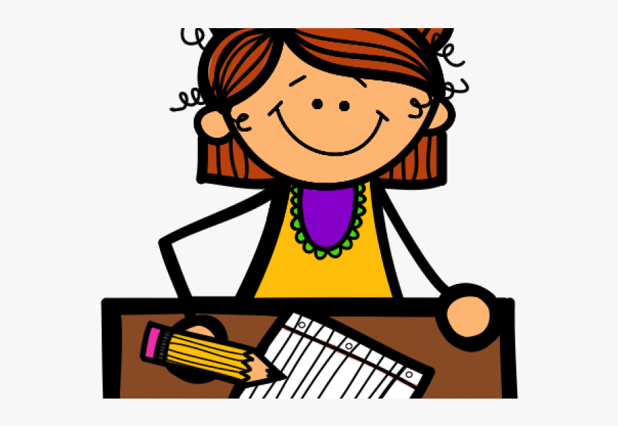 Writing Students Cliparts - Kids Writing Clipart, Transparent Clipart