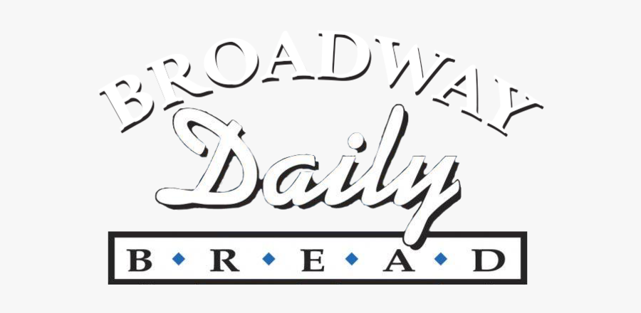 Broadway Daily Bread Logo Wide - Calligraphy, Transparent Clipart