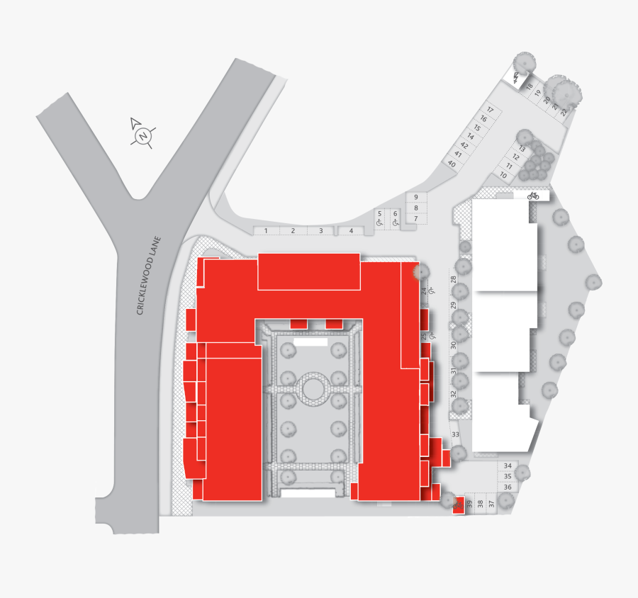 The Broadway Siteplan2 - House, Transparent Clipart
