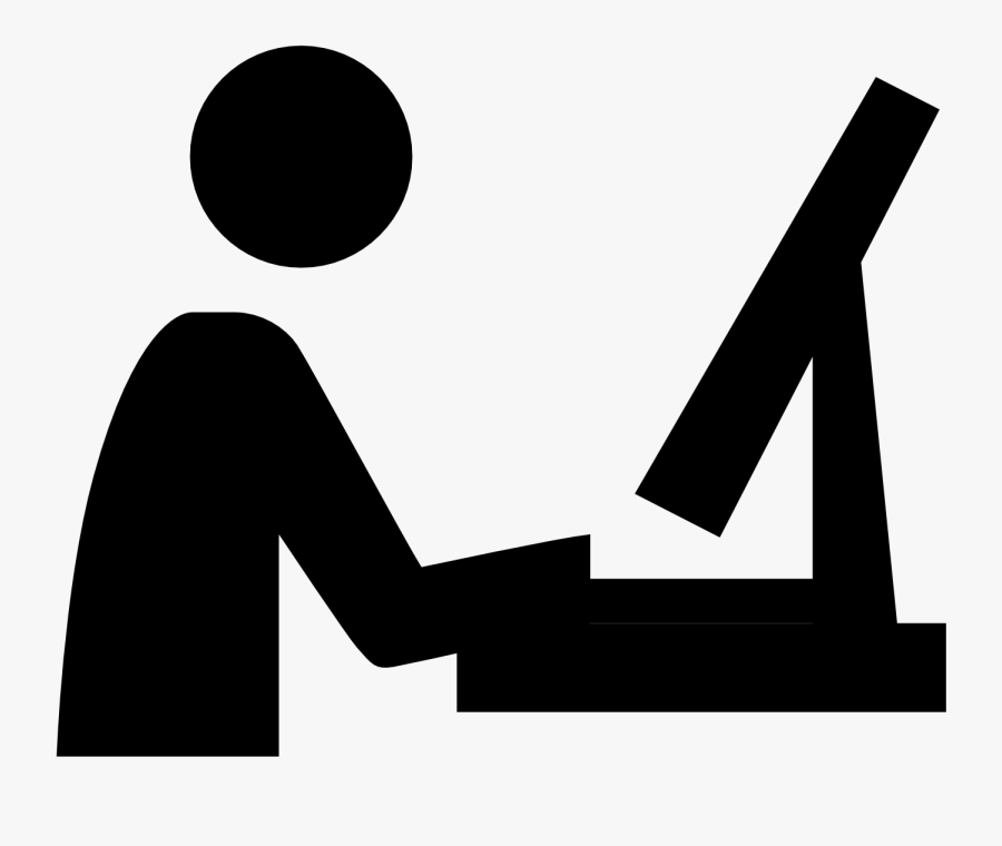 Affordable Content Packages - Working On Computer Icon, Transparent Clipart